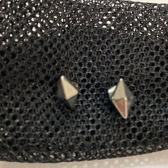 Silver Studds Earrings - Picture 3 of 5